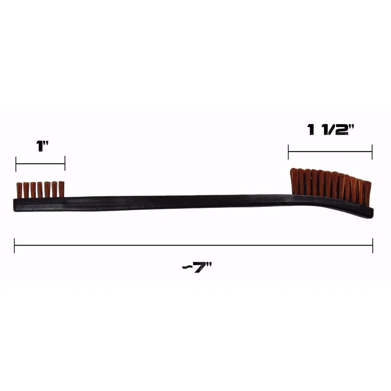 Type-III Versatile Gun Cleaning Kit w/ 200pc 6 Inch Tapered & Regular Tip Cotton Swabs, 2 Double Sided Nylon Brushes and a Bronze Brush