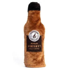 Zippy Paws Happy Hour Crusherz Bottle Themed Crunchy Water Bottle Whiskey