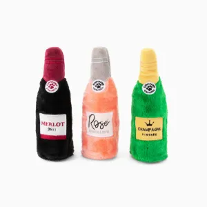Zippypaws Happy Hour Crusherz - Wine Three Pack